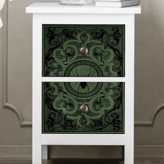 スパイダーウィッチ | Sage Green Spiderweb Flowish 薄葉紙