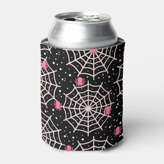 スパイダーウェブとスパイダーウェブ 缶クーラー (缶正面)