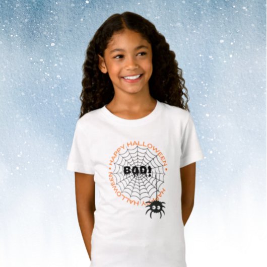 スパイダーウェブと友好的な蜘蛛 Tシャツ