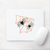 スパイダーウェブのハロウィーン マウスパッド (マウス)