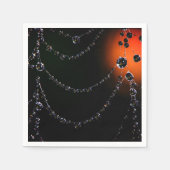 スパイダーウェブの宝石のナプキン スタンダードカクテルナプキン (正面)