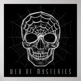 スパイダーウェブスカル ポスター