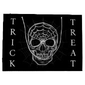 スパイダーウェブスカル ラージペーパーバッグ (裏面)