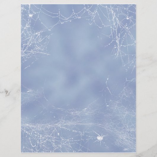 スパイダーウェブスクラップブック紙デザイン (正面)