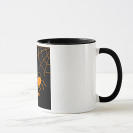 スパイダーウェブハッピーハローウィンマグ マグカップ