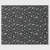 スパイダーウェブハロウィンカスタムの色 ラッピングペーパー (フラット)