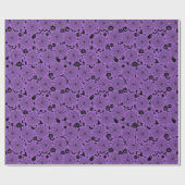 スパイダーウェブハロウィンカスタムの色 ラッピングペーパー (フラット)