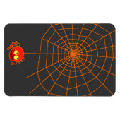 スパイダーウェブハロウィーンフレキシブルマグネット マグネット (横)