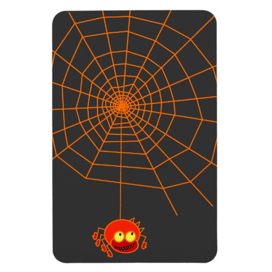 スパイダーウェブハロウィーンフレキシブルマグネット マグネット (縦)