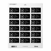 スパイダーウェブハロウィーン住所 シール (フルシート)