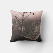 スパイダーウェブハロウィーン枕 クッション (裏面)