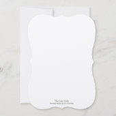 スパイダーウェブハロウィーン結婚式招待状 招待状 (裏面)