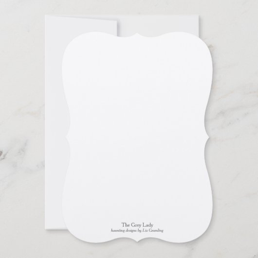 スパイダーウェブハロウィーン結婚式招待状 招待状 (裏面)