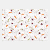 スパイダーウェブハロウィーン ラッピングペーパーシート (正面)