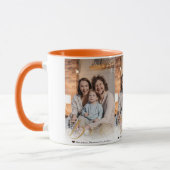 スパイダーウェブハンドレターブハロウィーン写真 マグカップ (左)