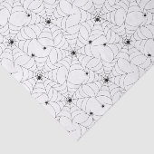 スパイダーウェブパターンの白ティッシュペーパー 薄葉紙 (詳細)