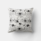 スパイダーウェブパターンハロウィン クッション (裏面)