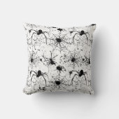 スパイダーウェブパターンハロウィン クッション (正面)