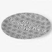 スパイダーウェブパターン紙ナプキン ペーパープレート (アングル)