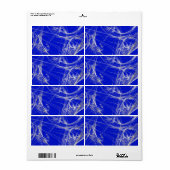 スパイダーウェブフラクタル背景出荷ラベル ラベル (フルシート)