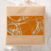 スパイダーウェブフラクタル背景出荷ラベル ラベル (インサイチュ)