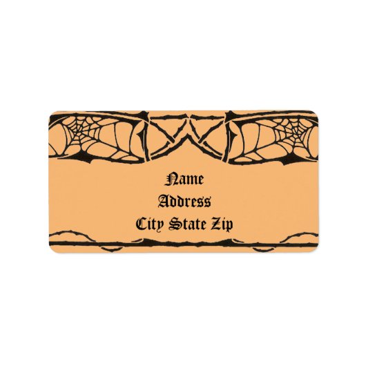 スパイダーウェブラベル ラベル (正面)