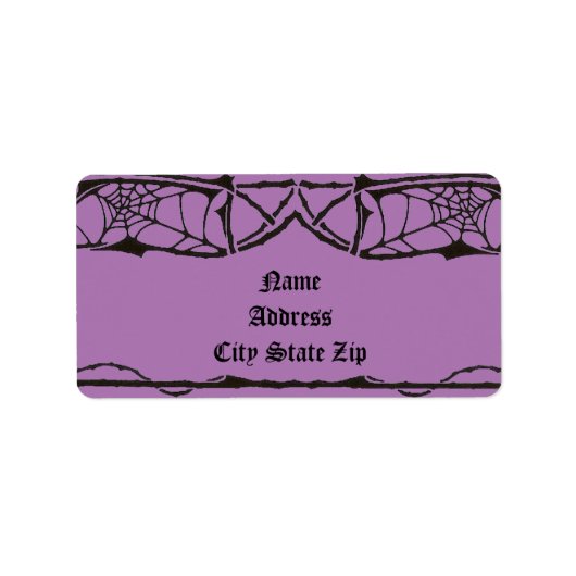 スパイダーウェブラベル ラベル (正面)