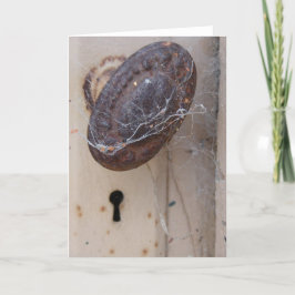 スパイダーウェブ付き捨てドア カード