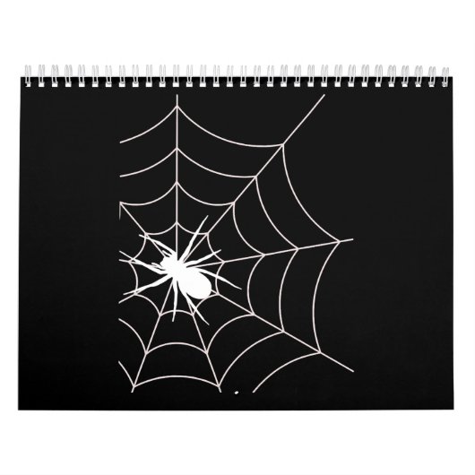 スパイダーウェブ妊娠の発表ハロウィーン カレンダー (カバー)