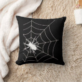 スパイダーウェブ妊娠の発表ハロウィーン クッション (ブランケット)