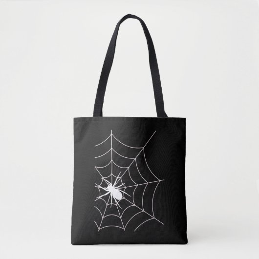 スパイダーウェブ妊娠の発表ハロウィーン トートバッグ (正面)