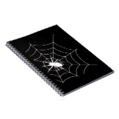スパイダーウェブ妊娠の発表ハロウィーン ノートブック (右側)
