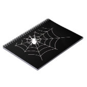 スパイダーウェブ妊娠の発表ハロウィーン ノートブック (左側)