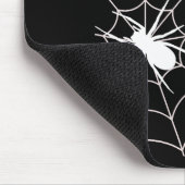 スパイダーウェブ妊娠の発表ハロウィーン マウスパッド (コーナー)