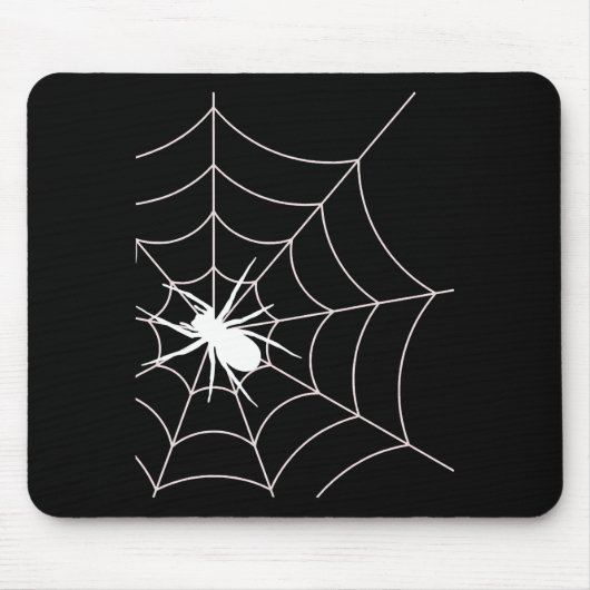 スパイダーウェブ妊娠の発表ハロウィーン マウスパッド (正面)