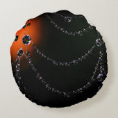 スパイダーウェブ宝石ラウンド装飾用クッション ラウンドクッション (裏面)