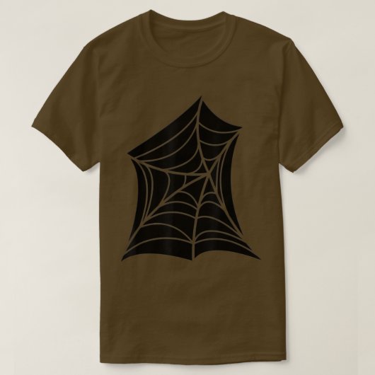 スパイダーウェブ衣装スパイダー面白いハロウィーンの衣装 Tシャツ (デザイン正面)