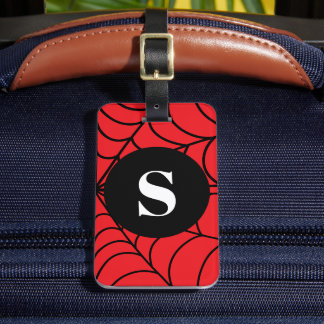スパイダーウェブ オーダーメイド 名前入りイニシャル ラゲッジタグ