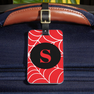 スパイダーウェブ オーダーメイド 名前入りイニシャル ラゲッジタグ
