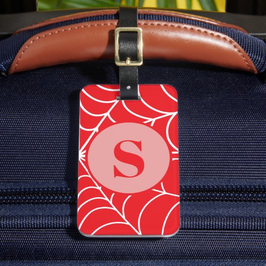 スパイダーウェブ オーダーメイド 名前・イニシャル入り ラゲッジタグ (正面インサイチュ2)