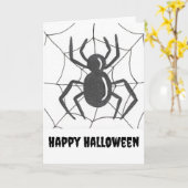 スパイダーウェブ カード (黄色い花)