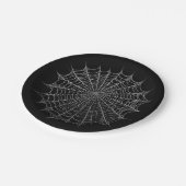 スパイダーウェブ クモの巣 ハロウィン ペーパープレート (アングル)