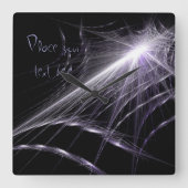 スパイダーウェブ スクエア壁時計 (正面)