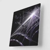 スパイダーウェブ スクエア壁時計 (傾斜)