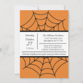 スパイダーウェブ スプークタキュラー パーティ 招待状 (裏面)