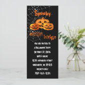 スパイダーウェブ ハロウィンパーティーの招待状 招待状 (スタンド正面)
