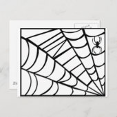 スパイダーウェブ ポストカード (正面/裏面)
