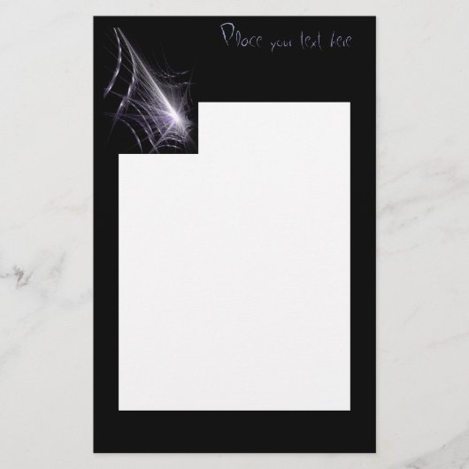 スパイダーウェブ 便箋 (正面)