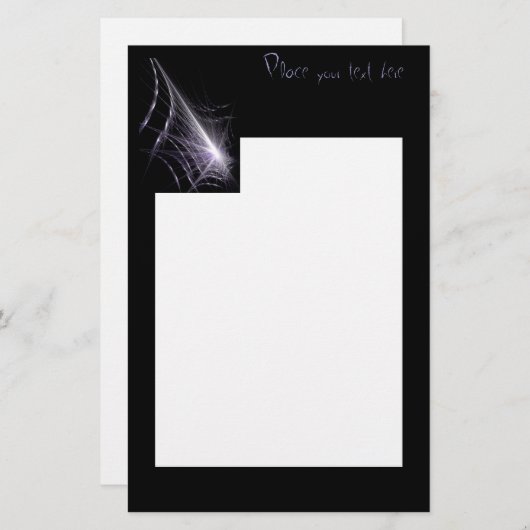 スパイダーウェブ 便箋 (正面/裏面)