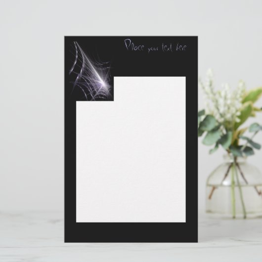 スパイダーウェブ 便箋 (スタンド正面)